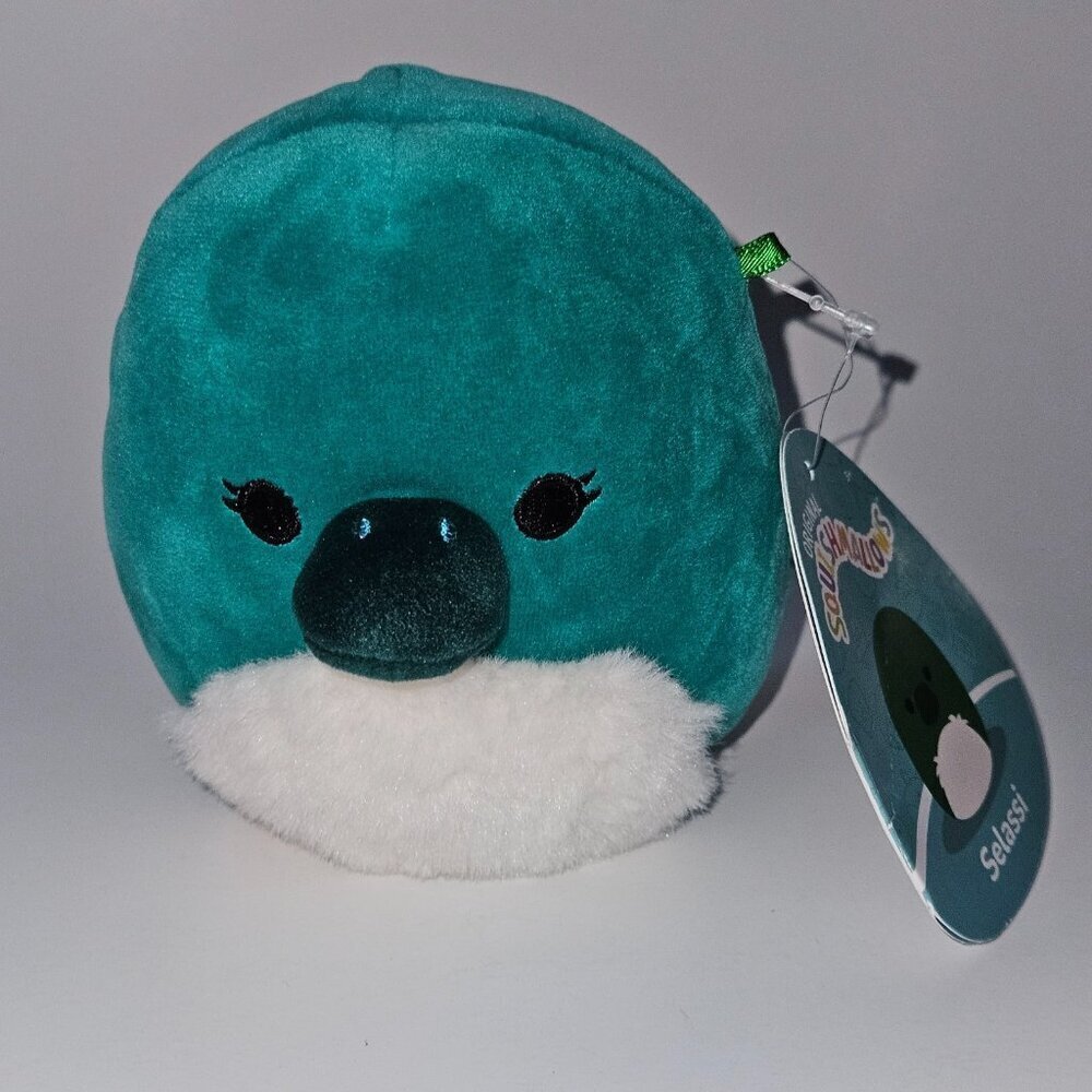 Squishmallows SELASSI Green Platypus Plush Small 5" Stuffed Toy Jazwares w/TAG